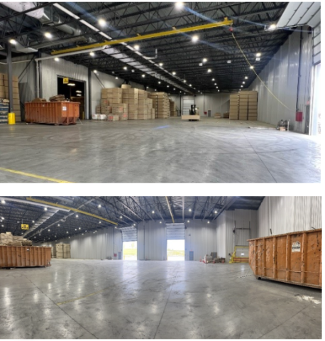 warehouse at lac megantic